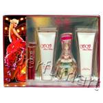 Paris Hilton - Can Can - Zestaw - 100ml EDT  spray + 90ml Body Lotion + 90ml Shover Gel + 7ml perfum